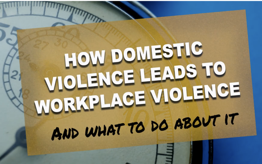 How domestic violence turns into workplace (and what you can do about it).